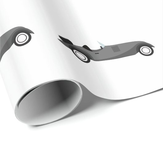 Kool Klassieke auto Cadeaupapier (Rol Hoek)