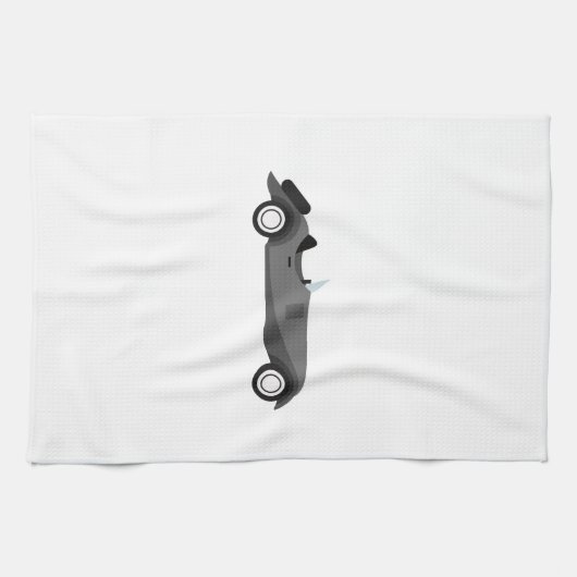 Kool Klassieke auto Theedoek (Horizontaal)