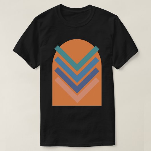 Kool kleuren ontwerp t-shirt (Design voorkant)