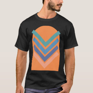 Kool kleuren ontwerp t-shirt