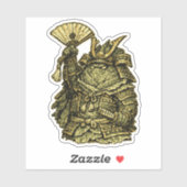 Kool Kolonel — Grappige Groente Commandant  Sticker (Vel)
