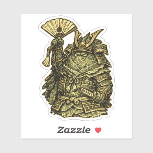 Kool Kolonel — Grappige Groente Commandant  Sticker (Vel)