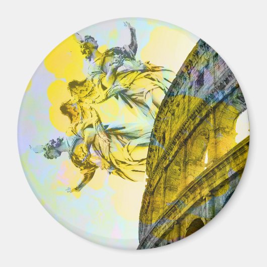 Kool kunst van Rome op trendy wijze Magneet (Voorkant)