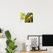 Kool kunst van Rome op trendy wijze Poster (Thuiskantoor)