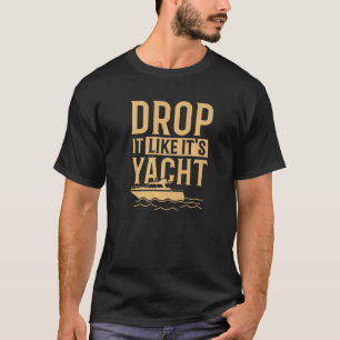 Kool laat vallen en houdt van het zeilen van het j t-shirt