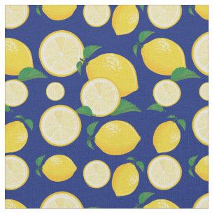 Kool Lemon Patroon Stof