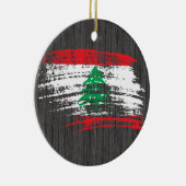 Kool Libanees vlagontwerp Keramisch Ornament (Rechts)