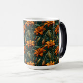 Kool Lilies Bloemengeschenk voor haar afstuderen Magische Mok (Voorkant rechts)