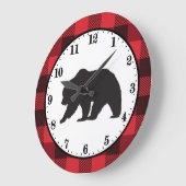 kool met zwarte beren grote klok (Hoek)