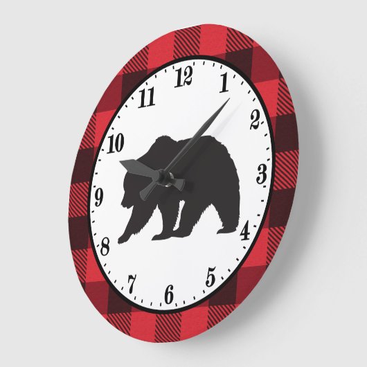 kool met zwarte beren grote klok (Hoek)