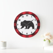 kool met zwarte beren grote klok (Huis)