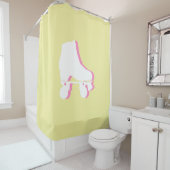 Kool Minimale rolSchaatsen Quad Derby Skater Gift Douchegordijn (In situ)