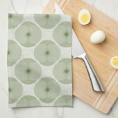 Kool Minimalistisch Klaproos Getextureerd Bloemmot Theedoek (Quarter Fold)