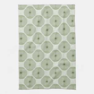 Kool Minimalistisch Klaproos Getextureerd Bloemmot Theedoek