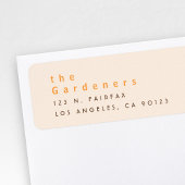 Kool minimalistisch label