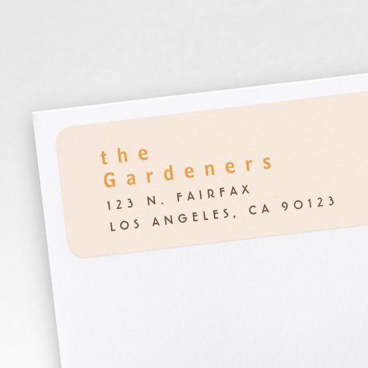 Kool minimalistisch label