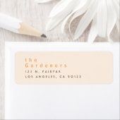 Kool minimalistisch label (Insitu)