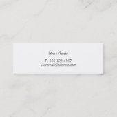 Kool-minimalistisch zen-Visitekaartje Mini Visitekaartje (Achterkant)