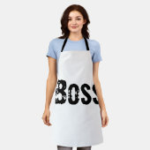 Kool Minimalistische Baas schort (Gedragen)