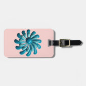 Kool MOD Atomic Daisy - Mid Century Modern Retro Bagagelabel (Voorkant horizontaal)
