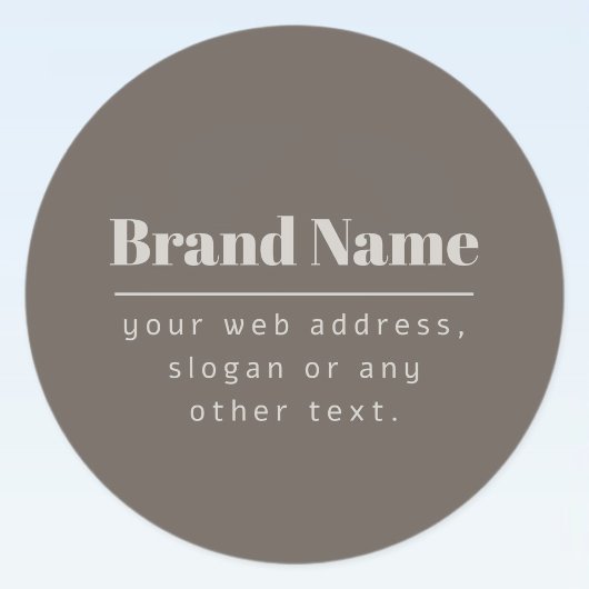 Kool Moderne Donker & Licht Beige Merk of Bedrijf Labels