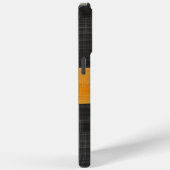 Kool Moderne Geometrisch – Zwarte en Oranje stijl Case-Mate iPhone Case (Achterkant / Rechts)