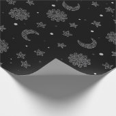 Kool Moon en Stars Cadeaupapier (Hoek)