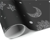 Kool Moon en Stars Cadeaupapier (Rol Hoek)