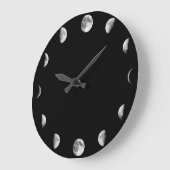 Kool Moon Phases Minimale Muurklok Novelty Wall Grote Klok (Hoek)