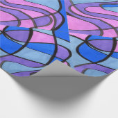 'Kool morning' Abstract ontwerppapier Cadeaupapier (Hoek)
