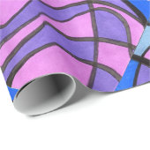 'Kool morning' Abstract ontwerppapier Cadeaupapier (Rol Hoek)