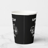 Kool Motorcycle 60th Birthday Name Mannen Papieren Bekers (Rechts)