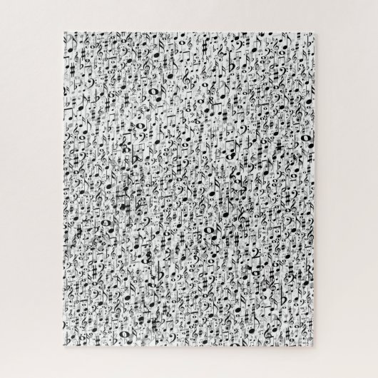 Kool Musical Notes and Symbols Random Pattern Legpuzzel (Verticaal)