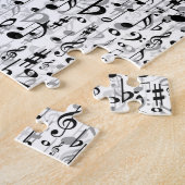 Kool Musical Notes and Symbols Random Pattern Legpuzzel (Zijkant)