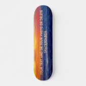 Kool Night Sunset Beach Skateboards Personated (Voorkant)