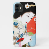 Kool-oosterse japanse klassieke geisha lady art. Case-Mate iPhone case (Achterkant)