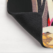 Kool-oosterse japanse klassieke geisha lady art. muismat (Hoek)