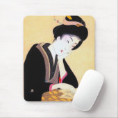 Kool-oosterse japanse klassieke geisha lady art. muismat (Met muis)