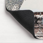 Kool-oosterse japanse winterkunst van Kawase Muismat (Hoek)