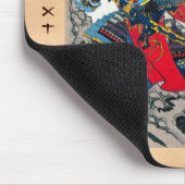 Kool-oosterse klassieke japanse samurai-krijger muismat (Hoek)