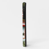 Kool-oosterse klassieke japanse tempelregenkunst Case-Mate iPhone case (Achterkant/links)