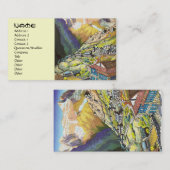 Kool-oosterse Namche Bazar Nepal bergpas Visitekaartje (Voorkant / Achterkant)