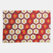 Kool orientaal japanneron trilling theedoek (Horizontaal)