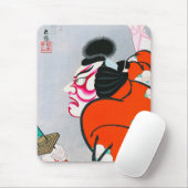 Kool-orthoekige japanese houtprins kabuki samurai muismat (Met muis)