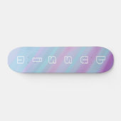Kool pastel Business Skateboard voor beginners (Horizontaal)