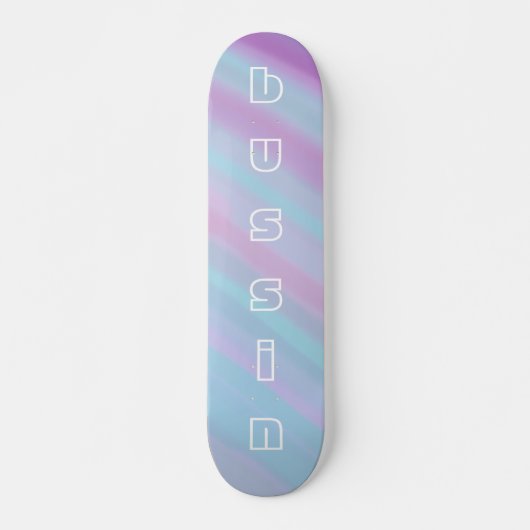 Kool pastel Business Skateboard voor beginners (Voorkant)