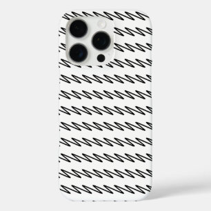 Kool Patroonontwerp in zwart-wit iPhone 16 Pro Hoesje