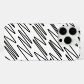 Kool Patroonontwerp in zwart-wit Case-Mate iPhone Case (Achterkant (horizontaal))