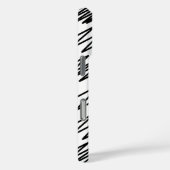 Kool Patroonontwerp in zwart-wit Case-Mate iPhone Case (Achterkant / Rechts)