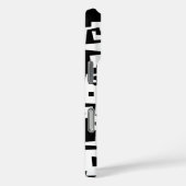 Kool Patroonontwerp in zwart-wit Case-Mate iPhone Case (Achterkant / Rechts)